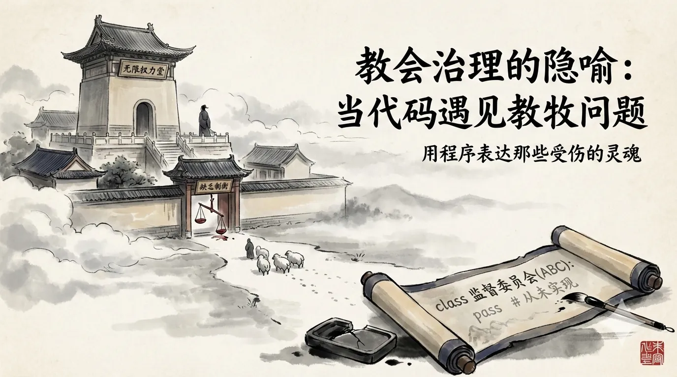 当代码遇见教牧问题